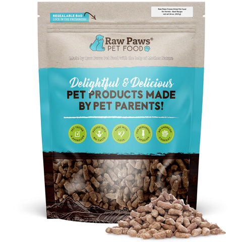 Freeze Dried Pet Food for Ferrets - Beef Recipe, 16 oz