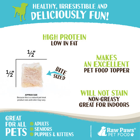 Freeze Dried Chicken Breast Treats for Dogs & Cats, 4 oz