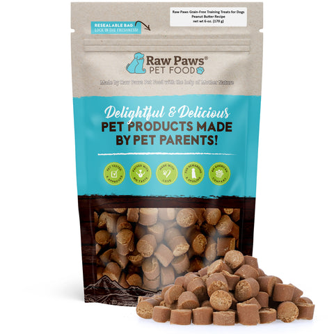 Grain-Free Training Treats for Dogs - Peanut Butter Recipe, 6 oz