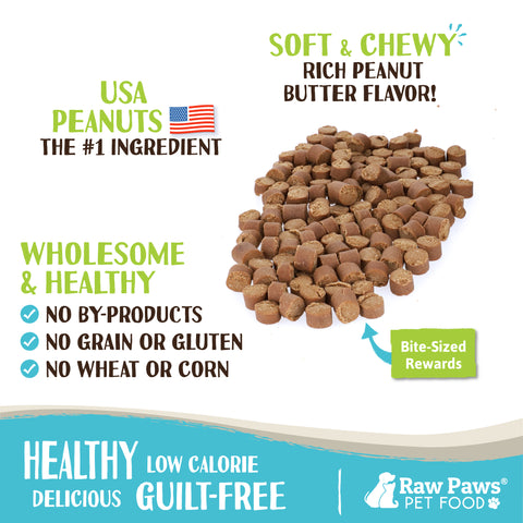 Grain-Free Training Treats for Dogs - Peanut Butter Recipe, 6 oz