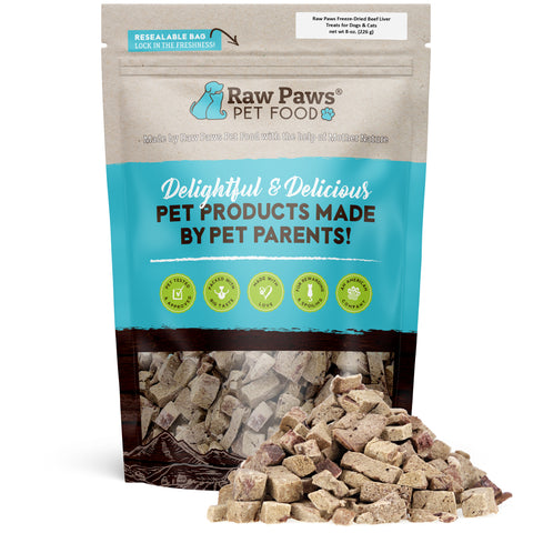 Freeze Dried Beef Liver Treats for Dogs & Cats