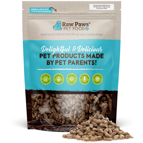 Freeze Dried Pet Food for Dogs & Cats - Chicken Recipe, 16 oz