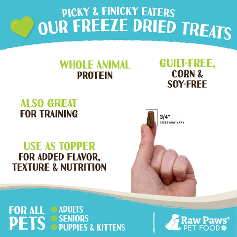 Freeze Dried Pet Food for Dogs & Cats - Chicken Recipe, 4 oz