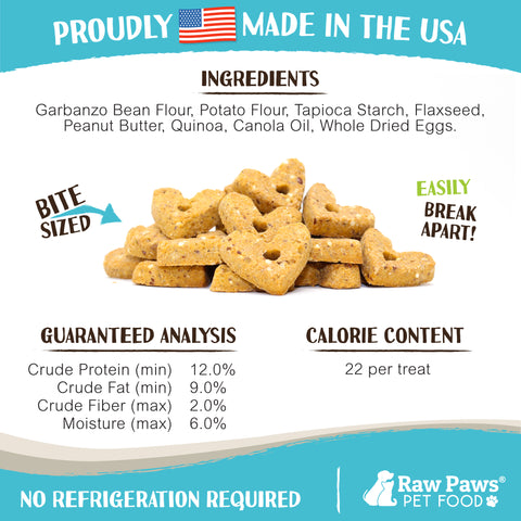 Grain-Free Biscuits for Dogs - Peanut Butter Recipe, 10 oz