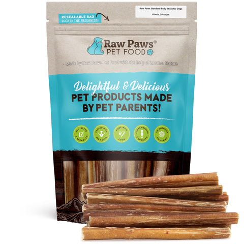 Standard Bully Sticks - 6-inch, 10 ct