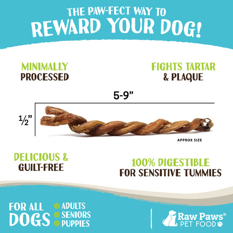 Lamb Pizzle Twist for Dogs, 10 ct