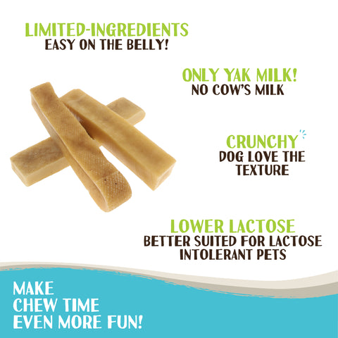 Himalayan Yak Chews for Dogs - Large, 3 ct