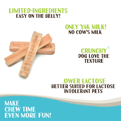 Himalayan Yak Chews for Dogs - Medium, 3 ct