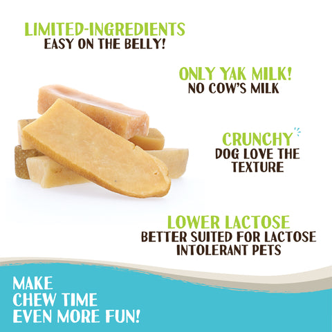 Himalayan Yak Chews for Dogs - Small, 10 ct