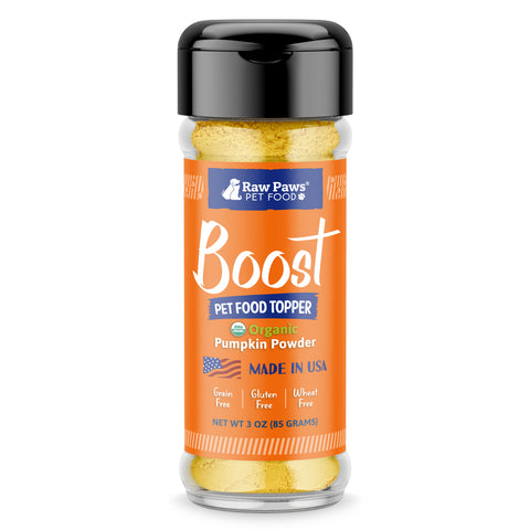 Boost Organic Pumpkin Powder Pet Food Topper, 3 oz