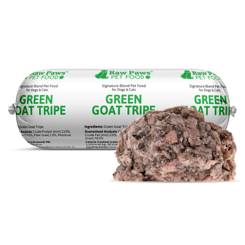 Signature Green Goat Tripe for Dogs & Cats, 1 lb