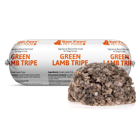 Signature Green Lamb Tripe for Dogs & Cats, 1 lb