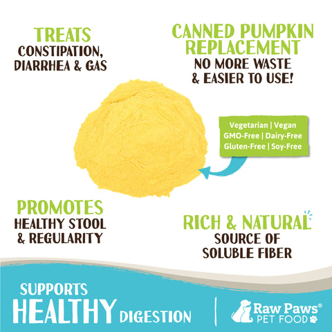 Organic Pumpkin Powder for Dogs & Cats, 8 oz